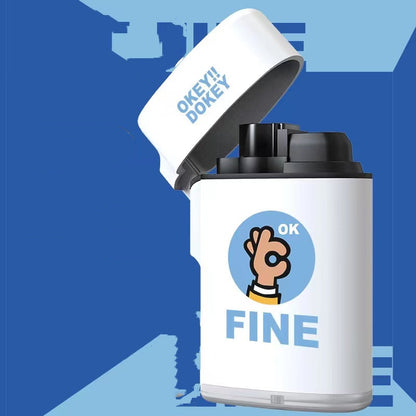 This Flip Cap Blue Flame Cute Cartoon Lighter is the perfect accessory for any occasion. Featuring a flip cap and a blue flame, this lighter ensures a clean and precise light every time. With a stylish cartoon design, this lighter can bring a touch of personality to every occasion.