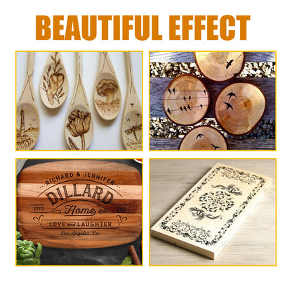 DIY Wood Burning Paste Cloth Kit