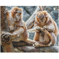 Get ready for endless fun with the Two Adorable Monkeys Puzzle! Featuring two playful monkeys in a stunning 110 to 1014 piece puzzle, this quirky and humorous puzzle is perfect for anyone who doesn't take themselves too seriously. With unique word play, double meanings, and a playful tone, this puzzle is sure to provide hours of entertainment.