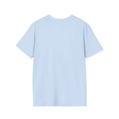 Light blue t-shirt on a white background