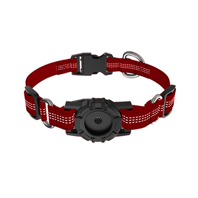 Keep your furry friend safe and secure with our Airtag Compatible Reflective Dog Collar. The reflective material ensures high visibility, while the Airtag compatibility allows for easy tracking. Enjoy peace of mind and never worry about losing your dog again.