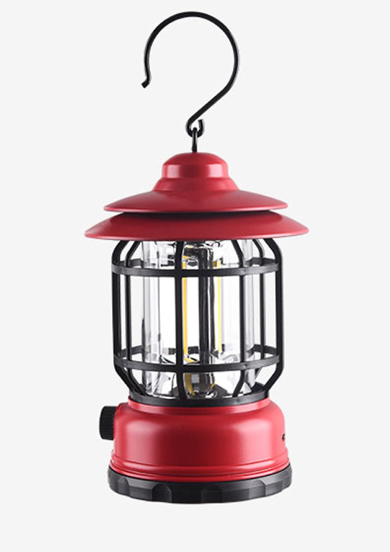 This retro lantern is a must-have for camping and exploring! It's rechargeable, multi-functional, and has an eye-catching design - perfect for making a statement. Enjoy safe and cool illumination any time, anywhere.