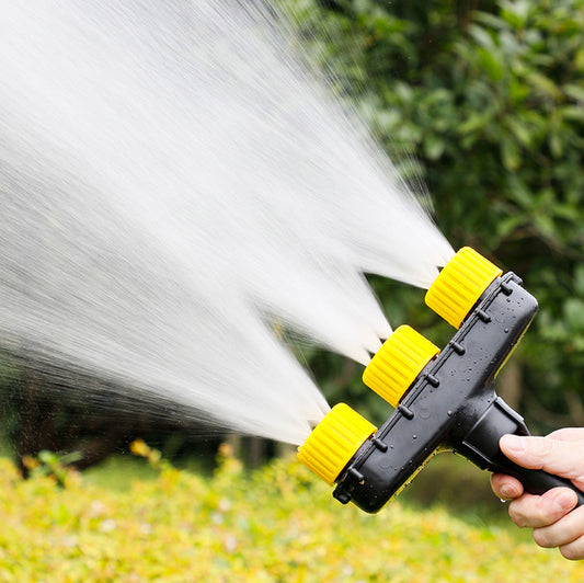 Transform your water hose into a powerful cleaning machine with our Multi-Head Water Nozzle! With multiple spray patterns and strong water pressure, tackling any cleaning task is a breeze. From gently watering delicate plants to blasting away stubborn dirt and grime, our nozzle has got you covered. Experience the power for yourself and elevate your cleaning game!