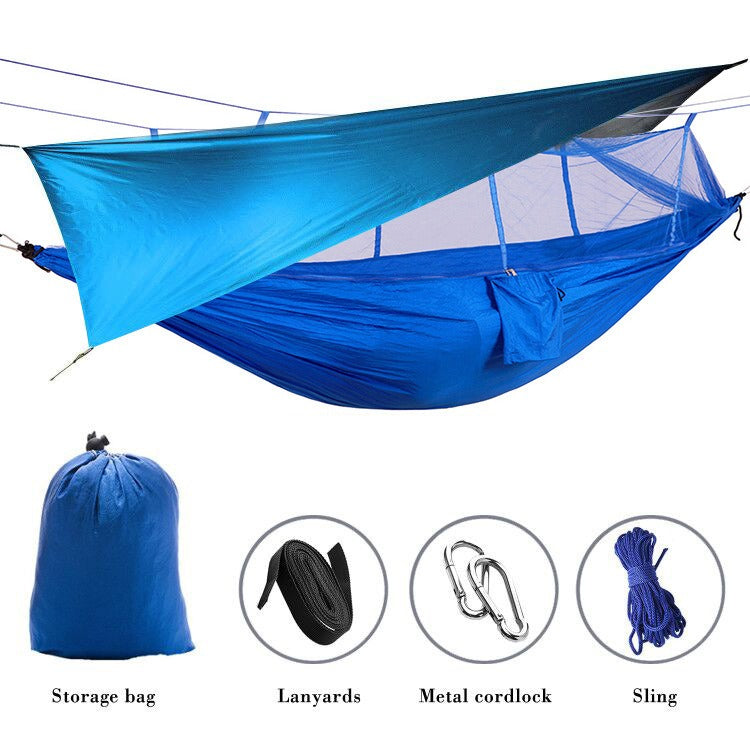 This waterproof multifunctional triangular sunshade canopy offers durable protection against sun and rain, making it ideal for outdoor events, camping, or backyard relaxation.