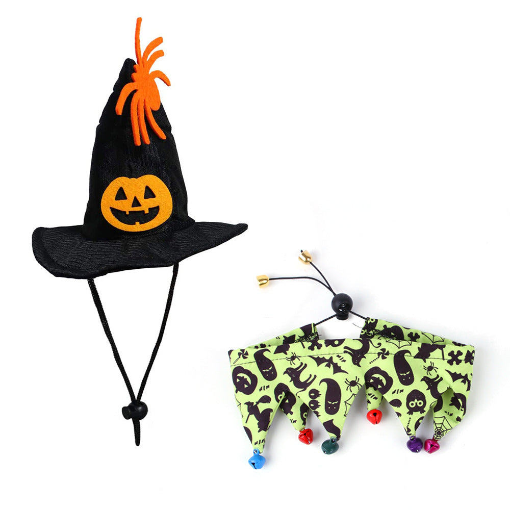 Step into the spooky scene with this Halloween Cat Hat &amp; Scarf Costume. Featuring sleek, pointed cat ears and a matching scarf, it adds a fierce touch to your festive outfit. Perfect for turning heads at any party or haunting, this set combines comfort with bold style to unleash your inner night prowler.