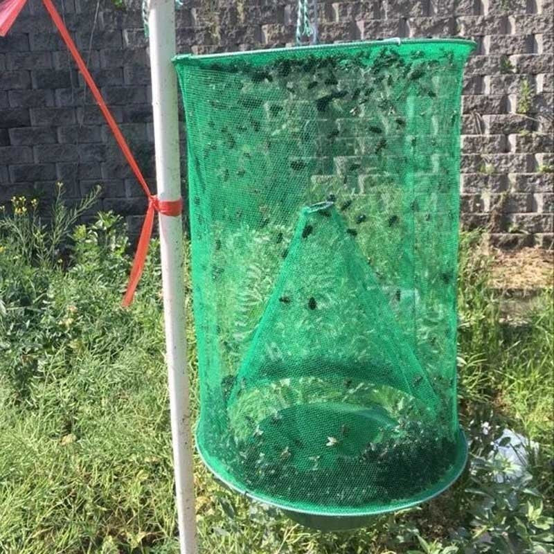 The Reusable Hanging Fly Trap is an effective way to reduce fly infestations. Featuring a reusable design, this trap is constructed with a superior adhesive that captures annoying insects in a mess-free, discreet way.