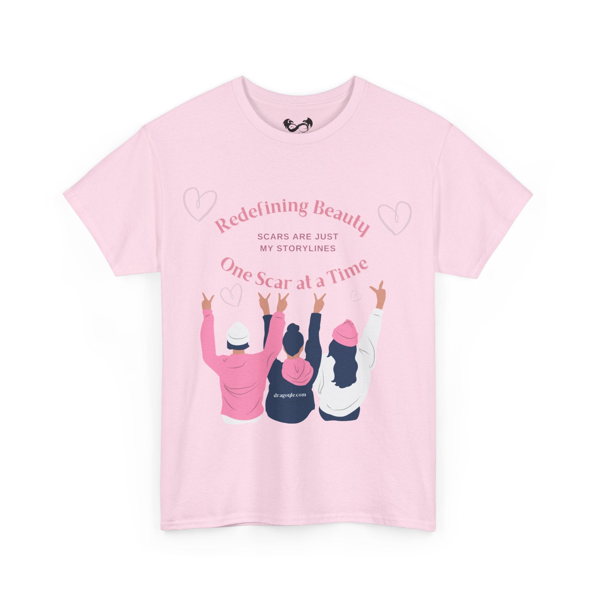 One Scar At A Time Heavy Cotton Tee