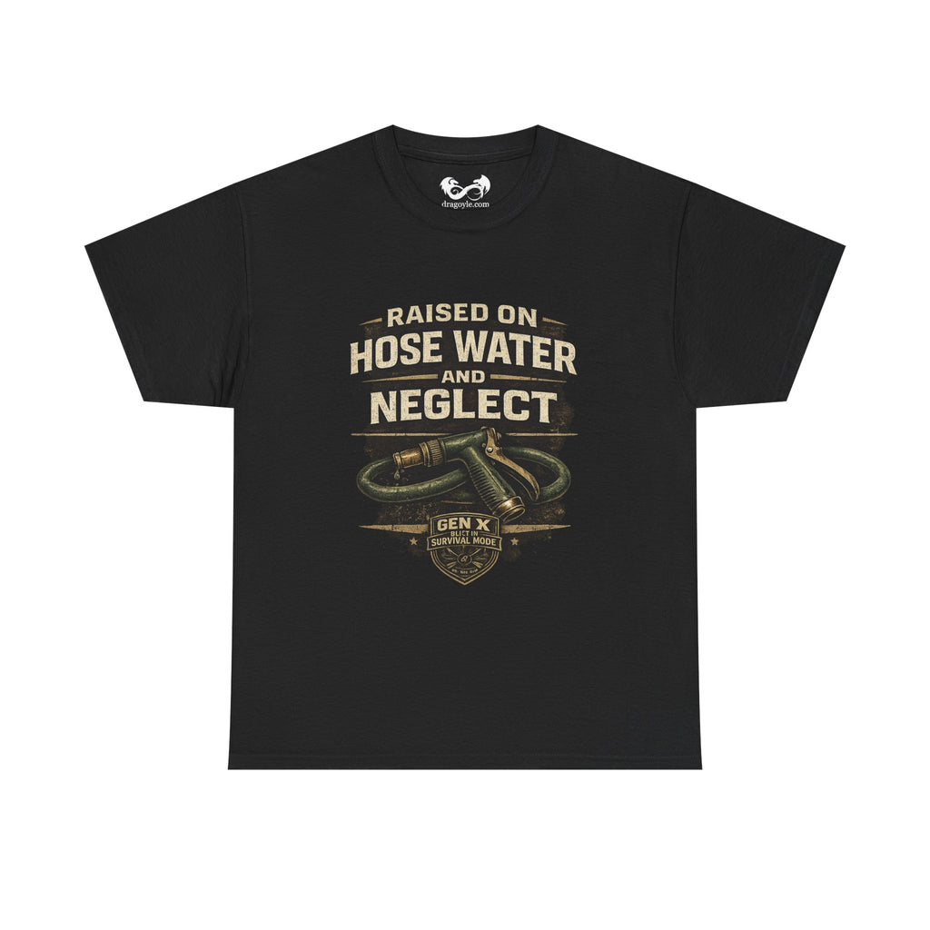 This design blends dark Gen X humor with rugged survival energy, featuring distressed vintage lettering and tactical grit styling that pairs perfectly with the official Gen X Survival Mode badge.