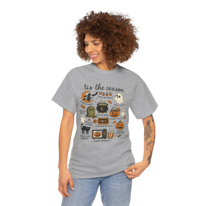'Tis the Season Halloween Comfortable Cotton T-Shirt