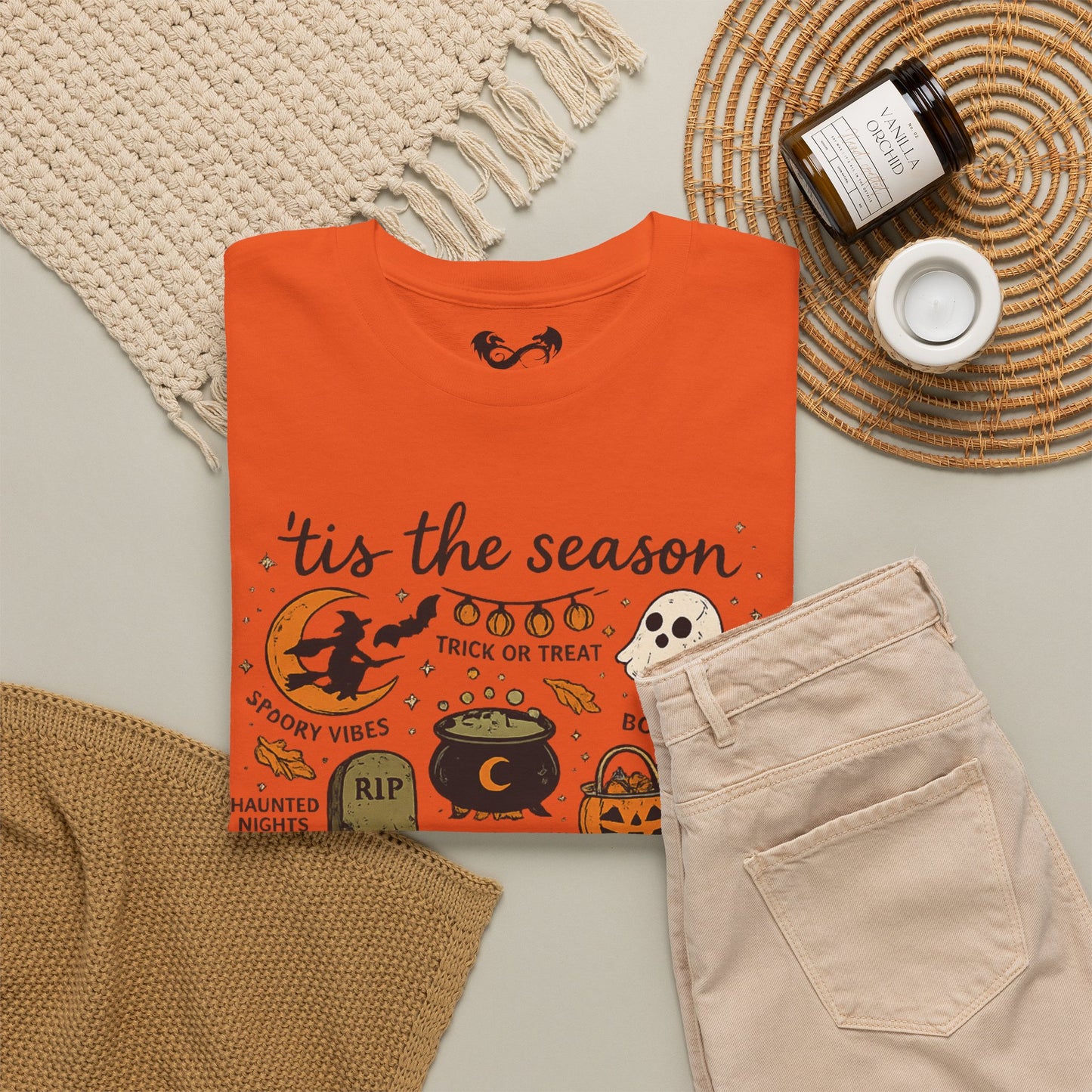 'Tis the Season Halloween Comfortable Cotton T-Shirt