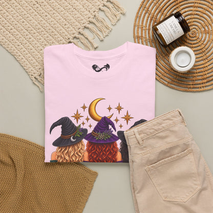 The Practical Witch Sisters Halloween Cotton T-Shirt