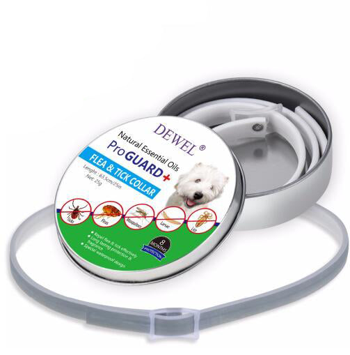 Protect your pet effectively with this Adjustable Flea and Tick Collar, designed for both cats and dogs. Its customizable fit ensures comfort while providing continuous, reliable protection against fleas and ticks. 