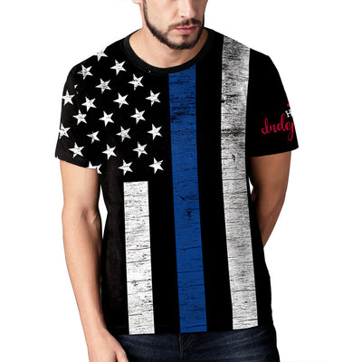 American Independence Day Loose Fit Flag Top