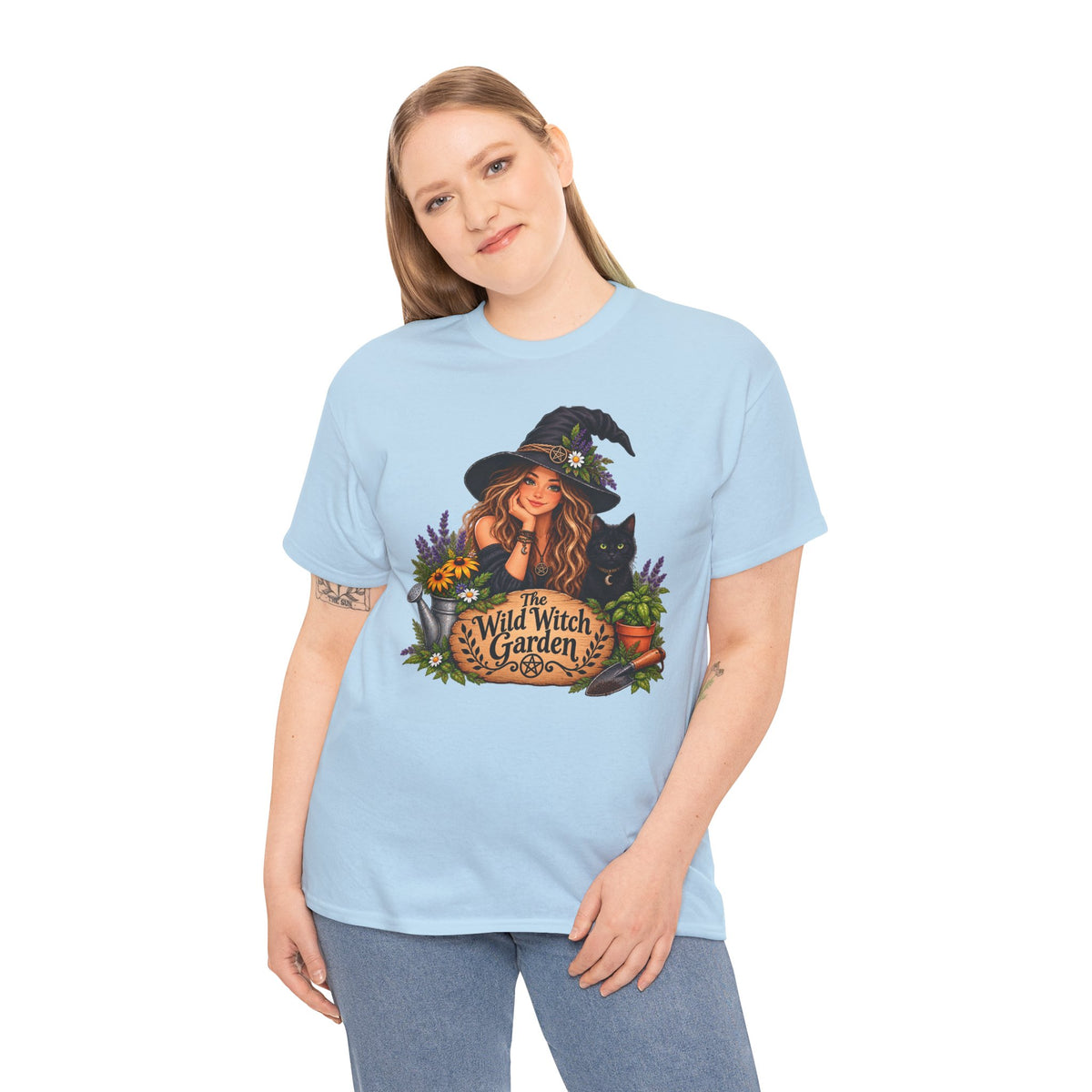The Wild Witch Garden Halloween Cotton T-Shirt