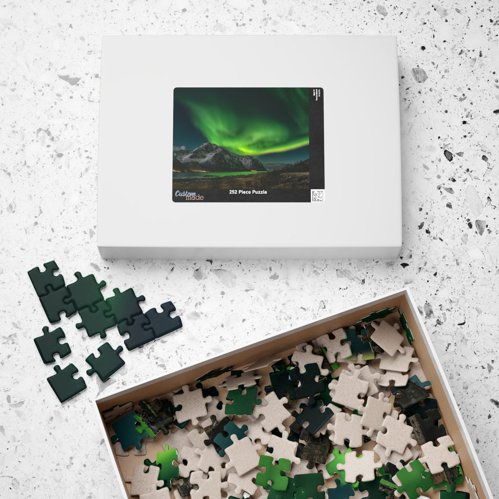 Indulge in a luxurious puzzle experience with Those Northern Lights. With 110 to 1014 pieces, this puzzle captures the beauty of the Northern Lights and provides hours of entertainment. Its exquisite design and high-quality pieces make it a must-have for any puzzle enthusiast. Escape into the enchanting world of the Northern Lights with this exclusive puzzle.