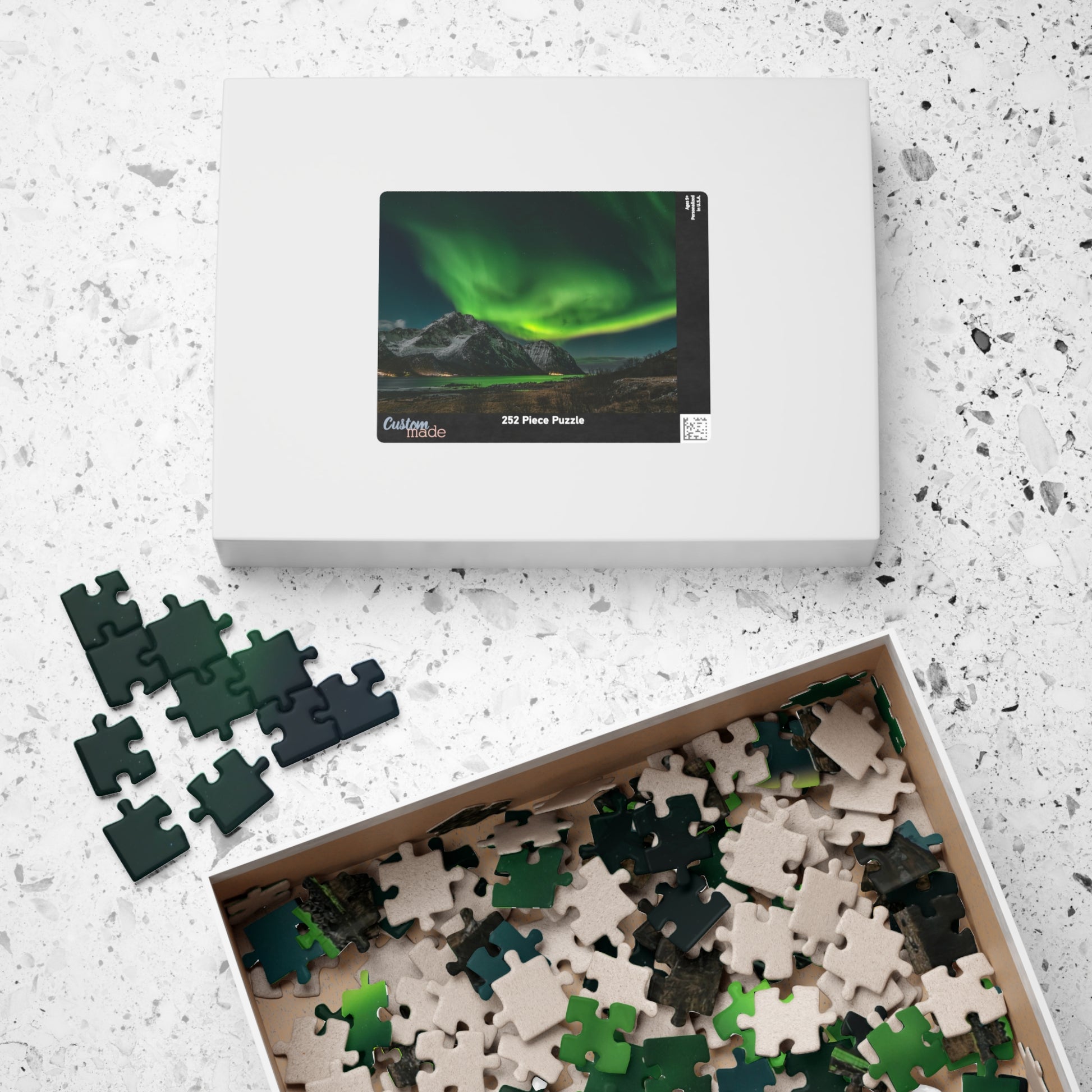 Indulge in a luxurious puzzle experience with Those Northern Lights. With 110 to 1014 pieces, this puzzle captures the beauty of the Northern Lights and provides hours of entertainment. Its exquisite design and high-quality pieces make it a must-have for any puzzle enthusiast. Escape into the enchanting world of the Northern Lights with this exclusive puzzle.