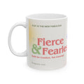 Make your morning routine a little more empowering with our Fierce &amp; Fabulous Double Mastectomy Supportive Ceramic Mug. Designed with strength and beauty in mind, this mug is a daily reminder of your resilience and courage.