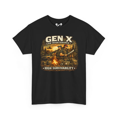 Gen X Low Maintenance High Survivability Cotton T-Shirt