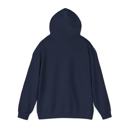 Navy blue hoodie on a white background
