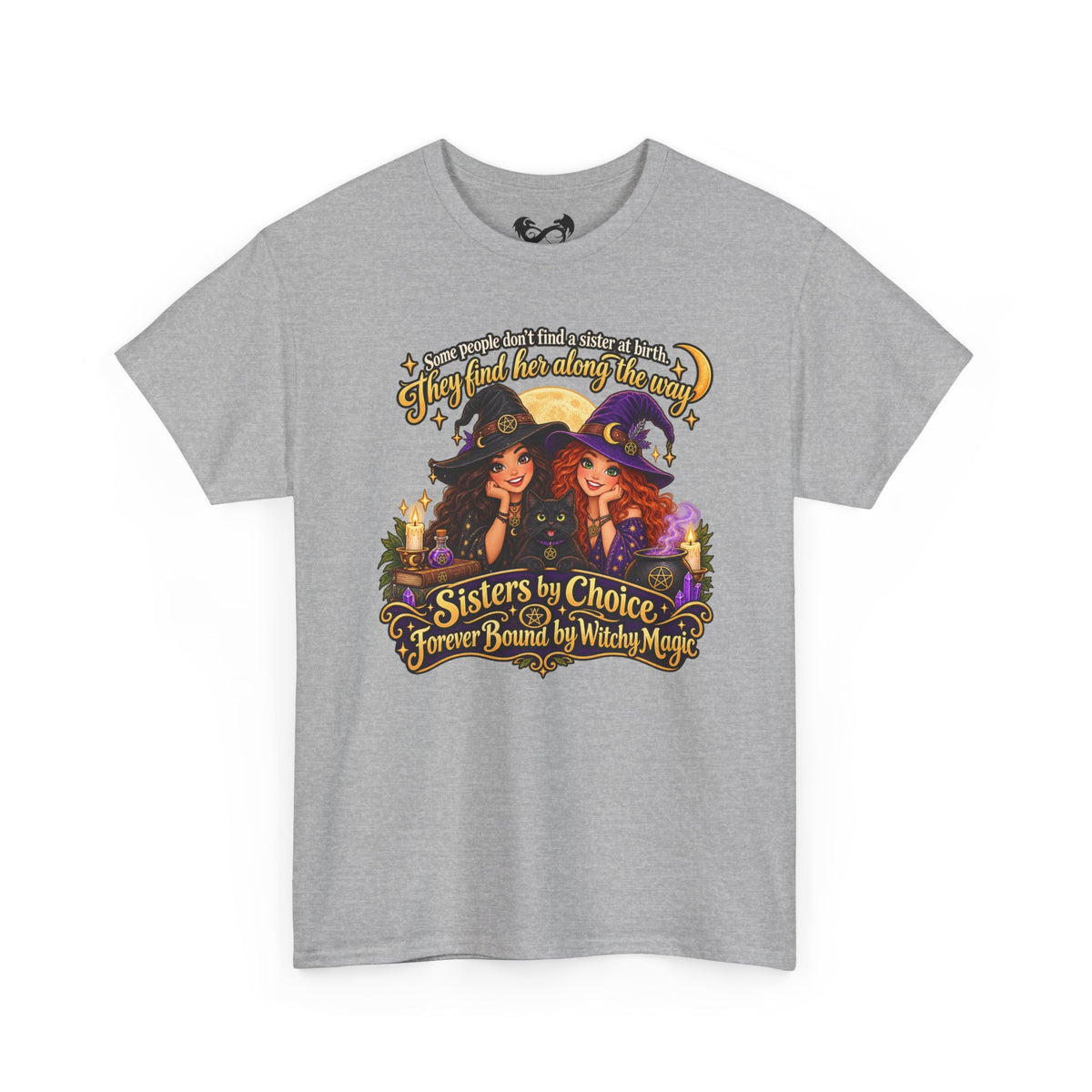 Forever Bound by Witchy Magic Halloween Cotton T-Shirt