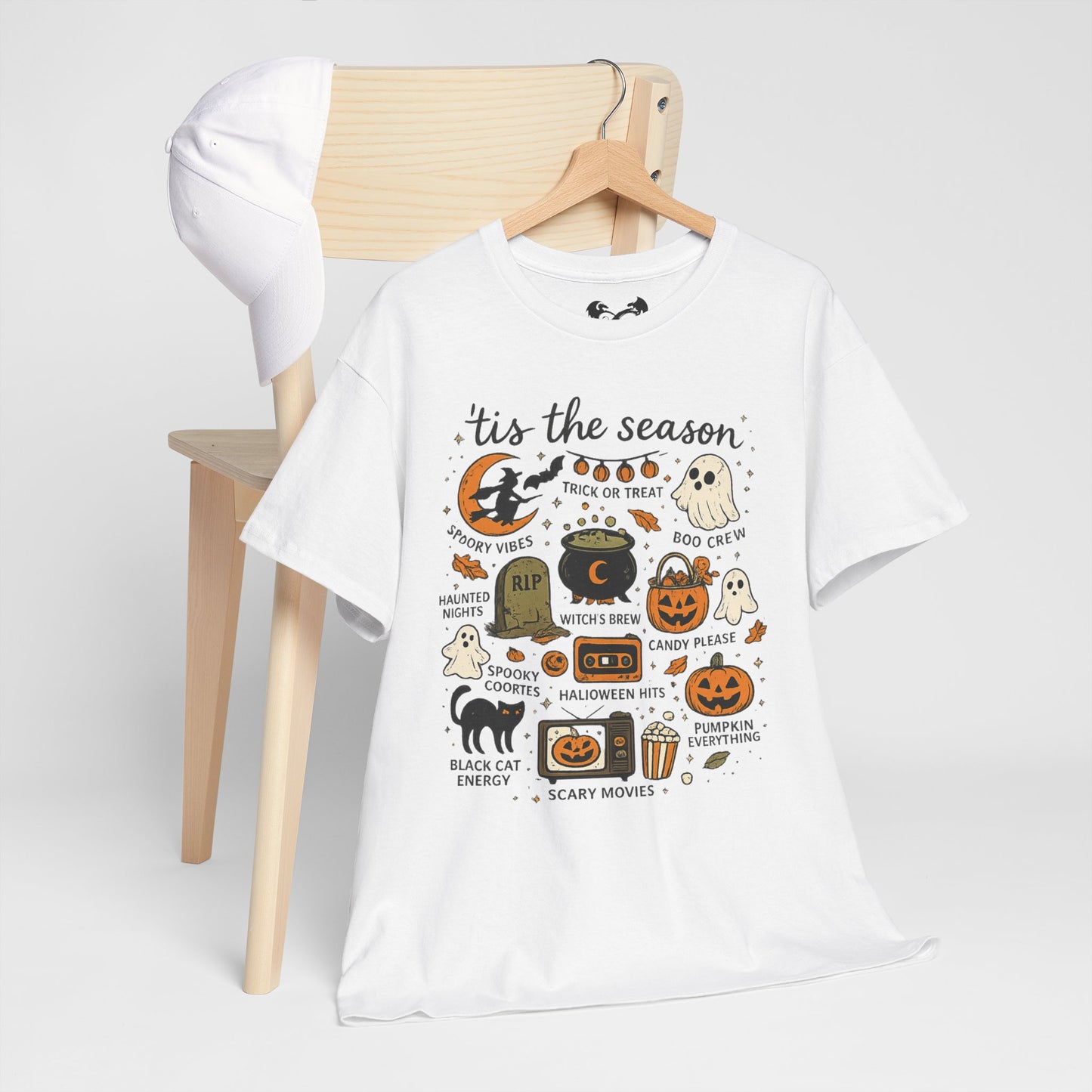 'Tis the Season Halloween Comfortable Cotton T-Shirt