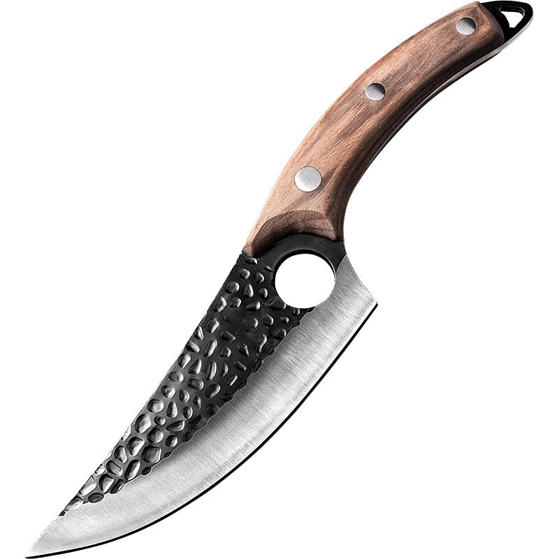 High Clad Steel Forged Serbian Butcher Knife