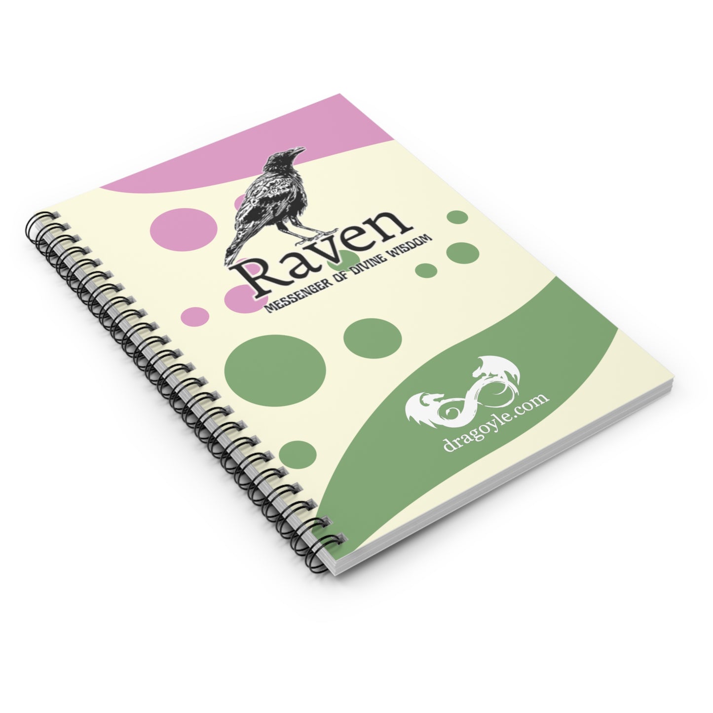 Raven Divine Wisdom Spiral Journal