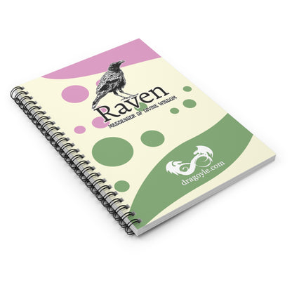 Raven Divine Wisdom Spiral Journal