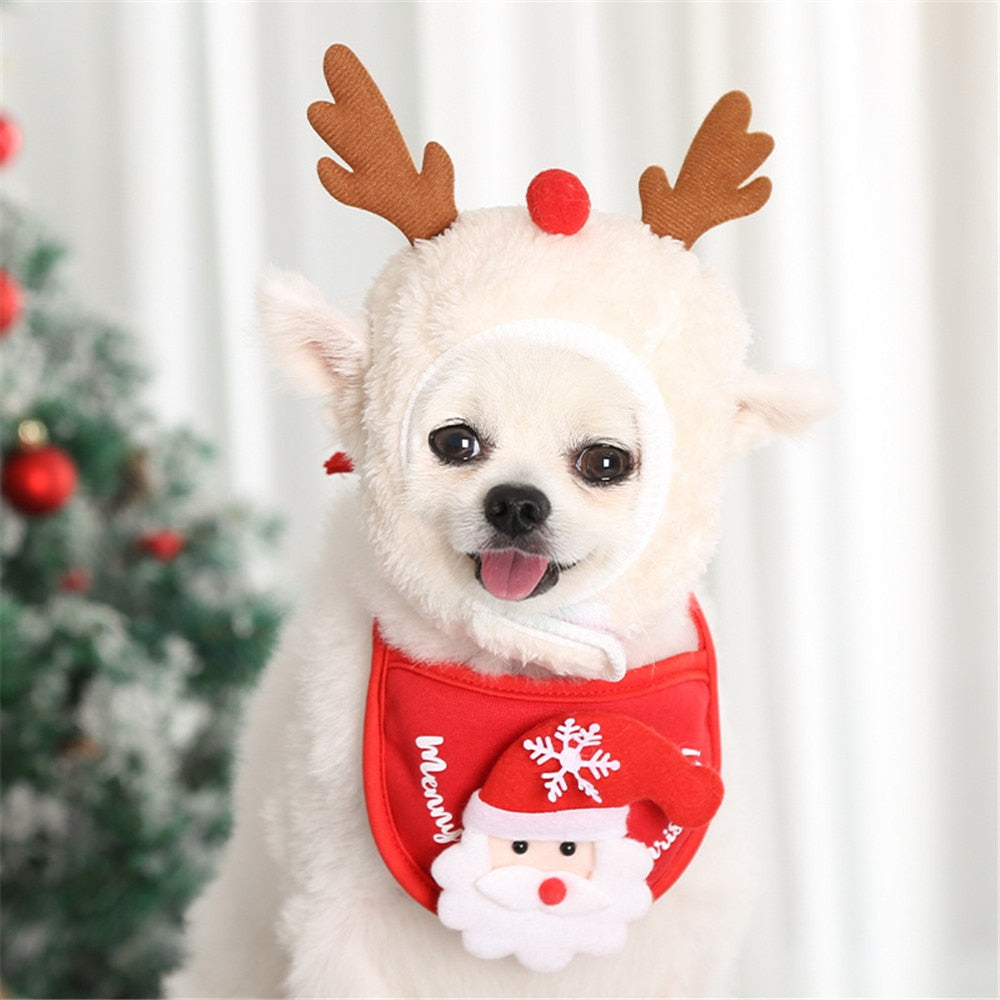 Christmas Pet Hats Costume Dogs Cats Pets