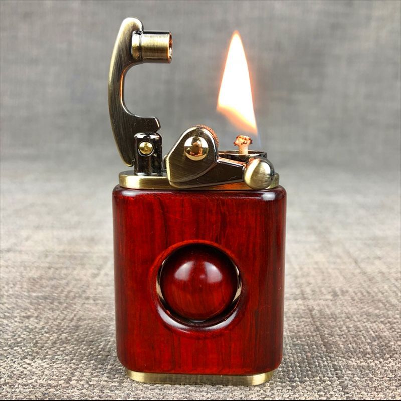 The Zorro Rotating Bead Kerosene Lighter is an easy-to-use, reliable lighter. It features a rotating bead design with a built-in ignition system, allowing you to easily ignite the flame. Its lightweight design ensures easy portability and convenience.