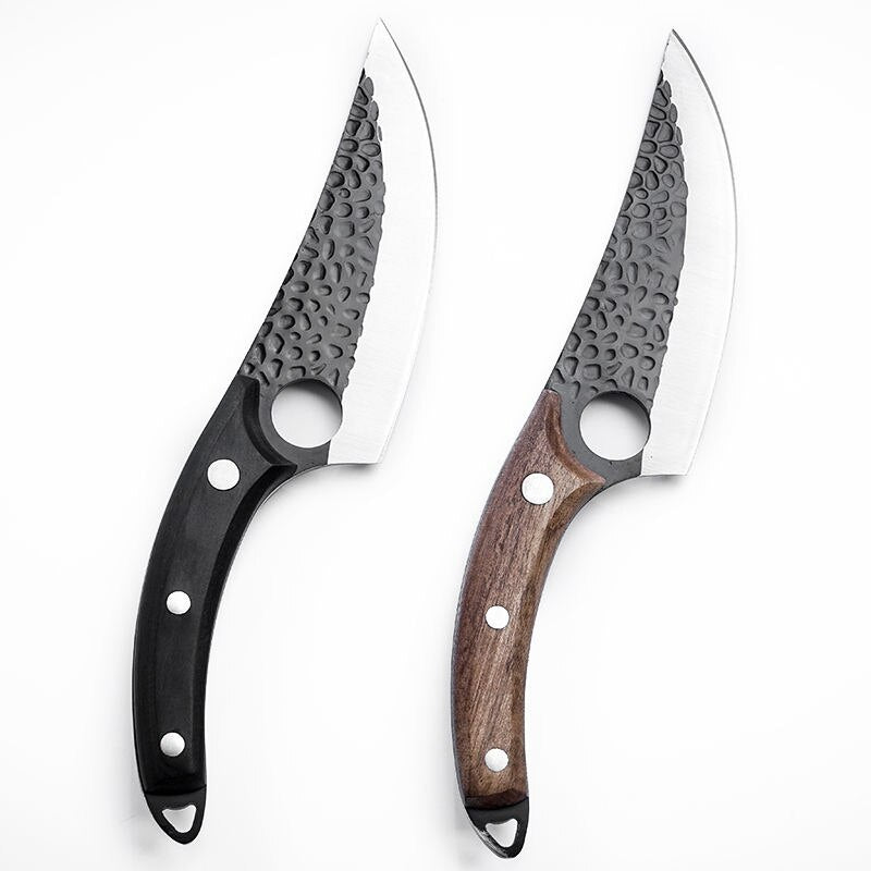 High Clad Steel Forged Serbian Butcher Knife