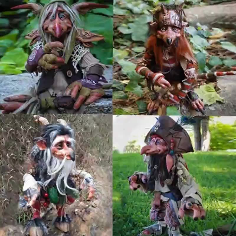 Halloween Tree Elf Garden Lawn Sculptures