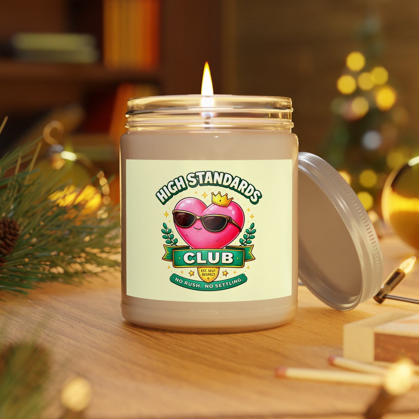 High Standards Singles Club Scented Candles, 9oz