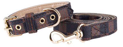 This PU Leather Flower Dog Collar and Leash set combines durability with style, crafted from high-quality synthetic leather for long-lasting wear. The floral design adds a tasteful, elegant touch to your pet’s daily walks, while sturdy construction is wear resistant and ensures secure handling.
