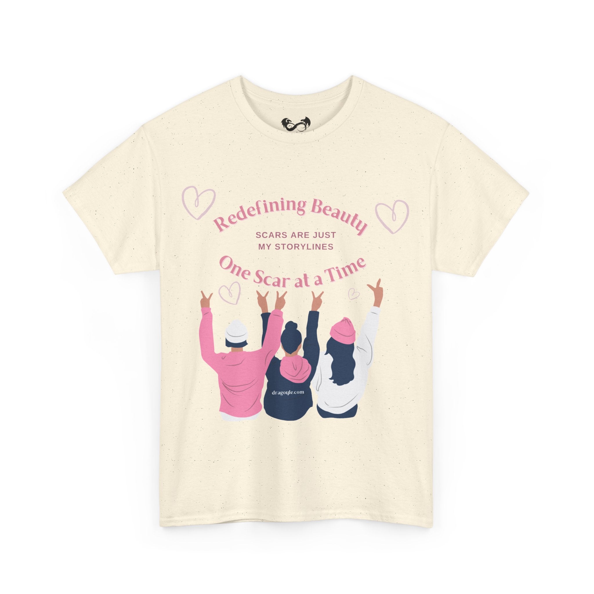 One Scar At A Time Heavy Cotton Tee