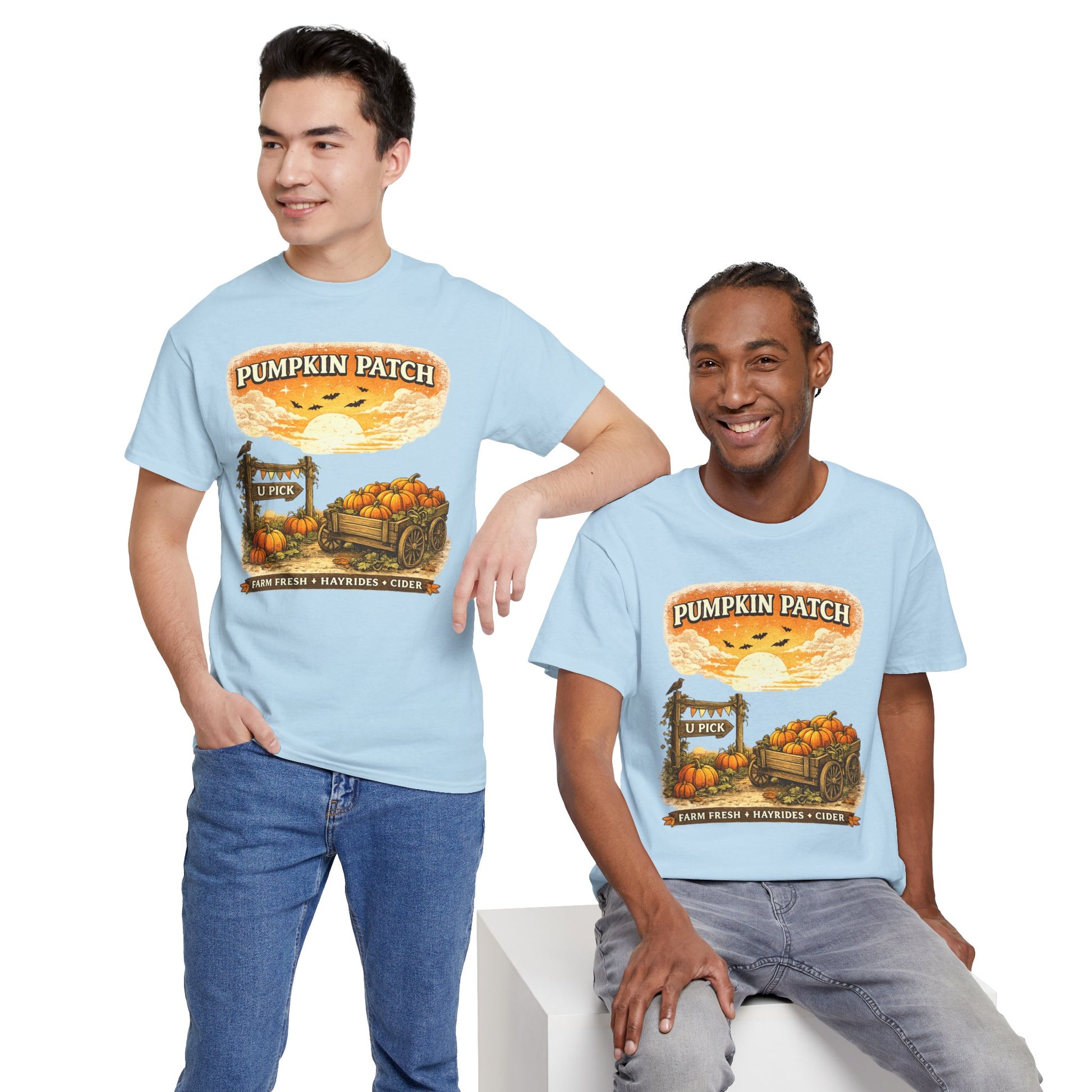 U Pick Pumpkin Patch Comfortable Cotton Halloween T-Shirt