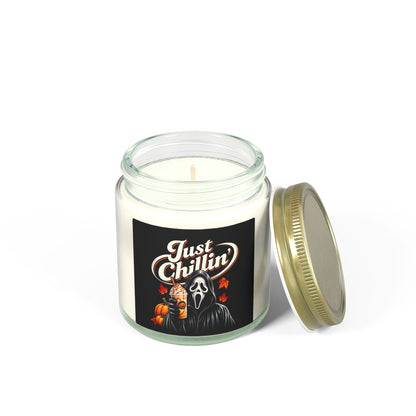 Just Chillin' Ghost Face Halloween Scented Candles (4oz/9oz)