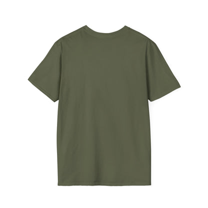 Green t-shirt on a white background
