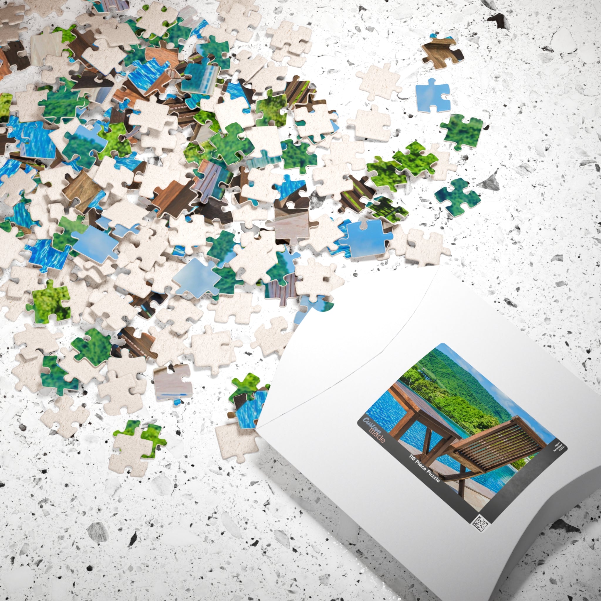 Sit back, relax, and puzzle your day away with our Sitting Around The Pool Puzzle. With 110 to 1014 pieces, this puzzle will keep you entertained for hours. Perfect for a lazy day by the pool or a fun night in, this puzzle is a must-have for any puzzle-lover!