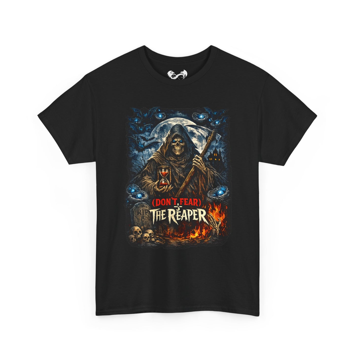 Don't Fear The Reaper Comfortable Cotton Halloween T-Shirt