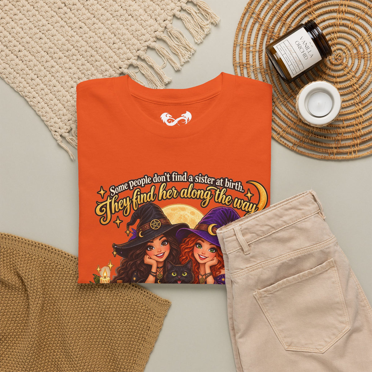 Forever Bound by Witchy Magic Halloween Cotton T-Shirt