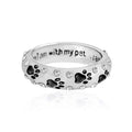 Capture the heartwarming bond between you and your furry best friend with our Dog Paw Prints Jewels Ring. This beautifully crafted ring features delicate paw prints, representing the unbreakable connection between you and your beloved dog. A must-have for any dog lover, this ring makes the perfect accessory to express your love and devotion.