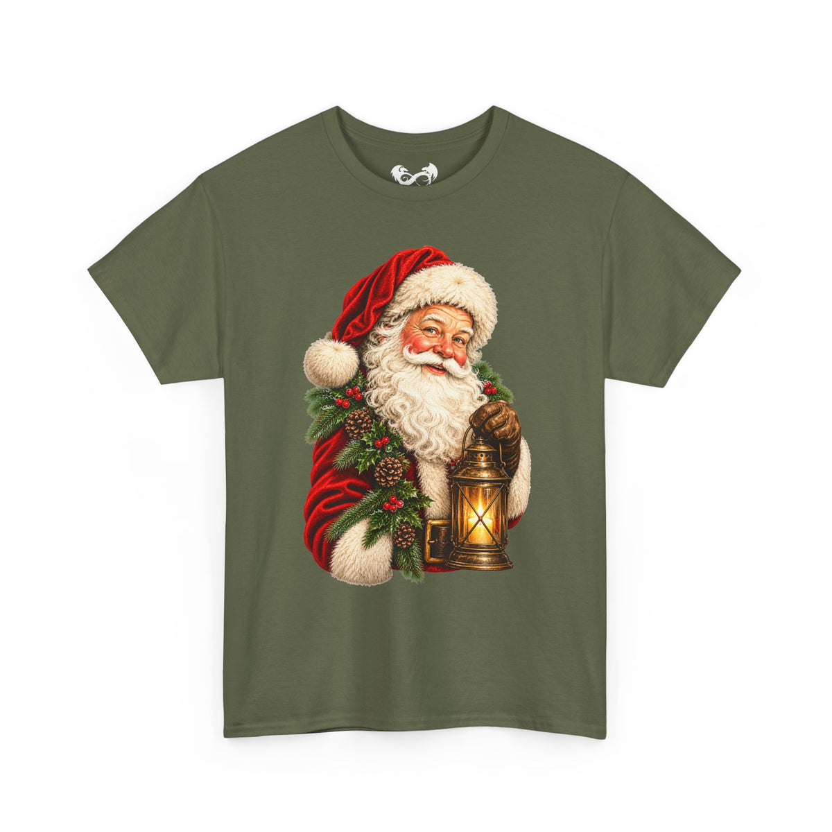 Vintage Style Santa Claus Comfortable Cotton T-Shirt