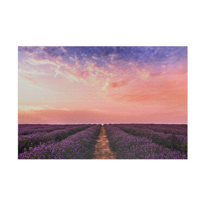 Lavender Garden Sunset Puzzle - 110 to 1014 Pieces