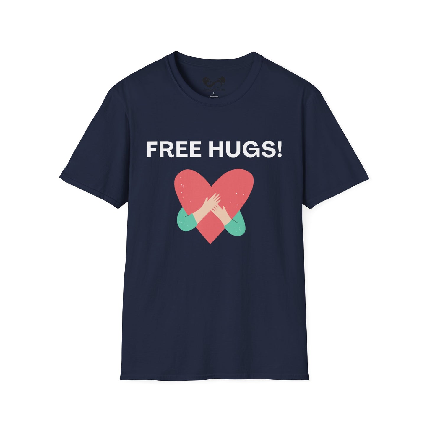 Express kindness effortlessly with our Free Hugs Dark T-Shirts. Designed for comfort and style, these shirts invite connection and spread warmth wherever you go. The dark shade complements any outfit, making it easy to wear while sharing a simple message of support and care.