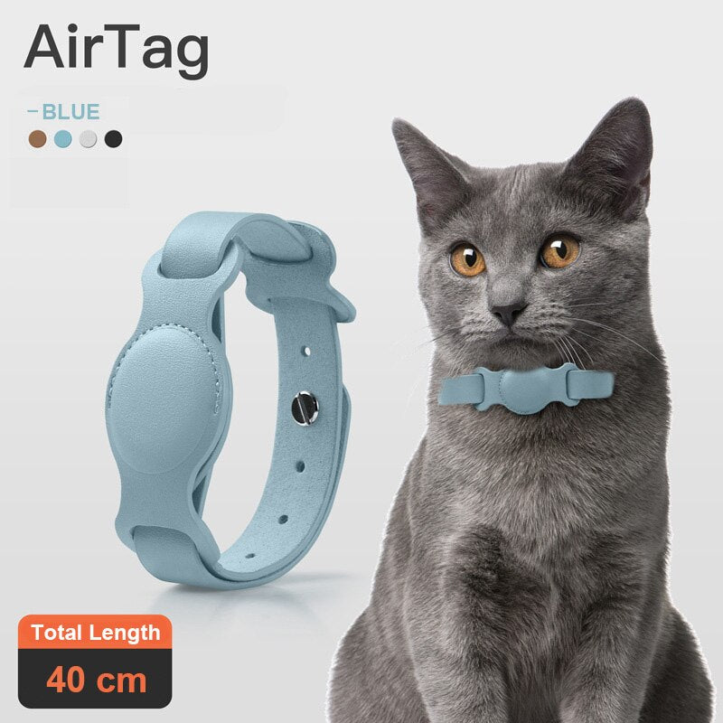 Keep track of your furry friend with our Leather Adjustable Dog Collar specifically designed for Apple Airtag. Made from high-quality leather, this collar is both stylish and durable. Easily adjust the size for the perfect fit and never lose track of your beloved pet again.