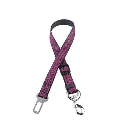 Safe Reflective Nylon Pet Seatbelt