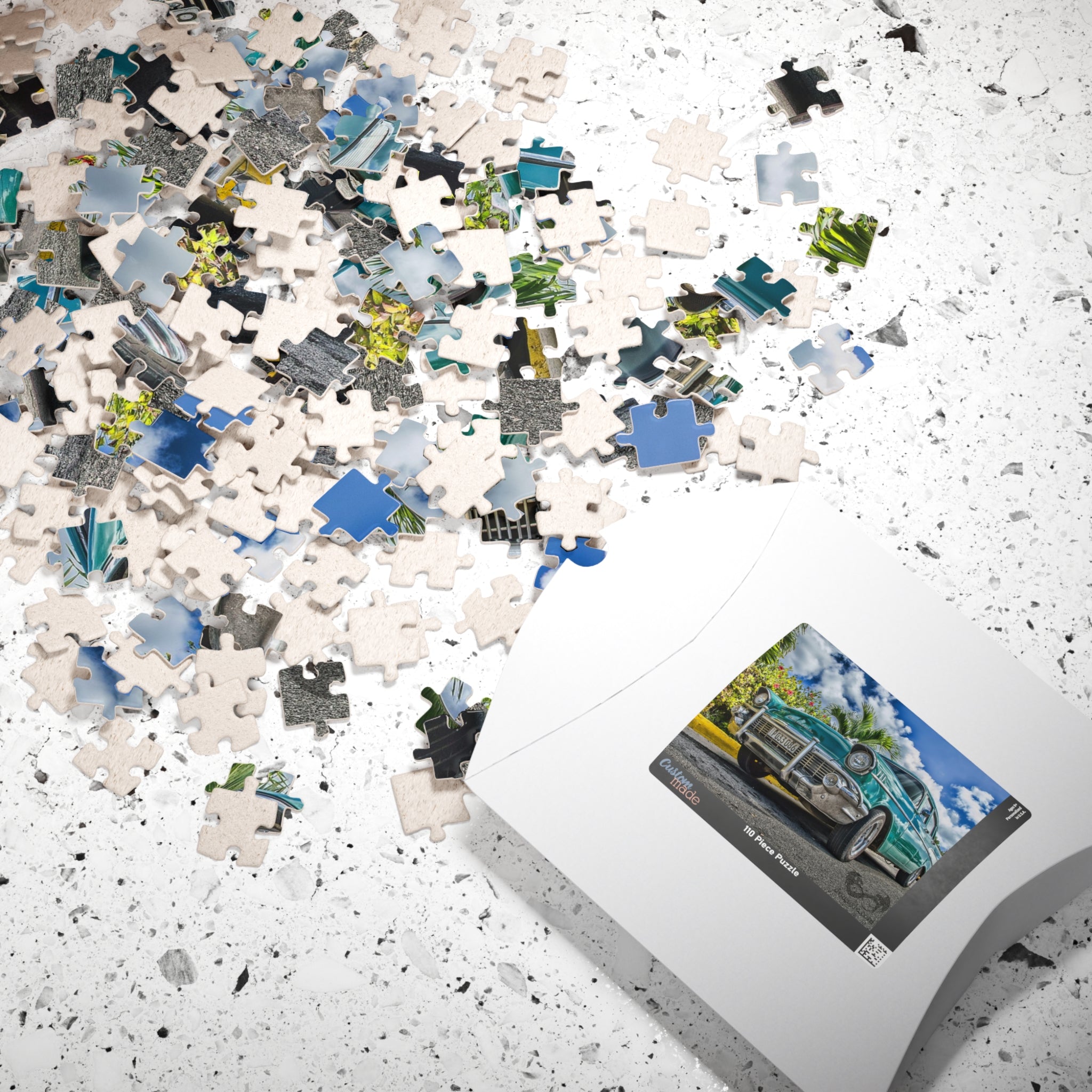 Indulge in a sophisticated puzzle experience with our Blue Classic Car Puzzle. Unleash your inner artist and immerse yourself in the world of vintage luxury. With 110 to 1014 pieces, this puzzle will challenge and delight, providing hours of elegant entertainment.