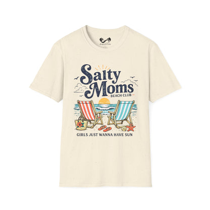 Salty Moms Just Wanna Have Sun Cotton Tee