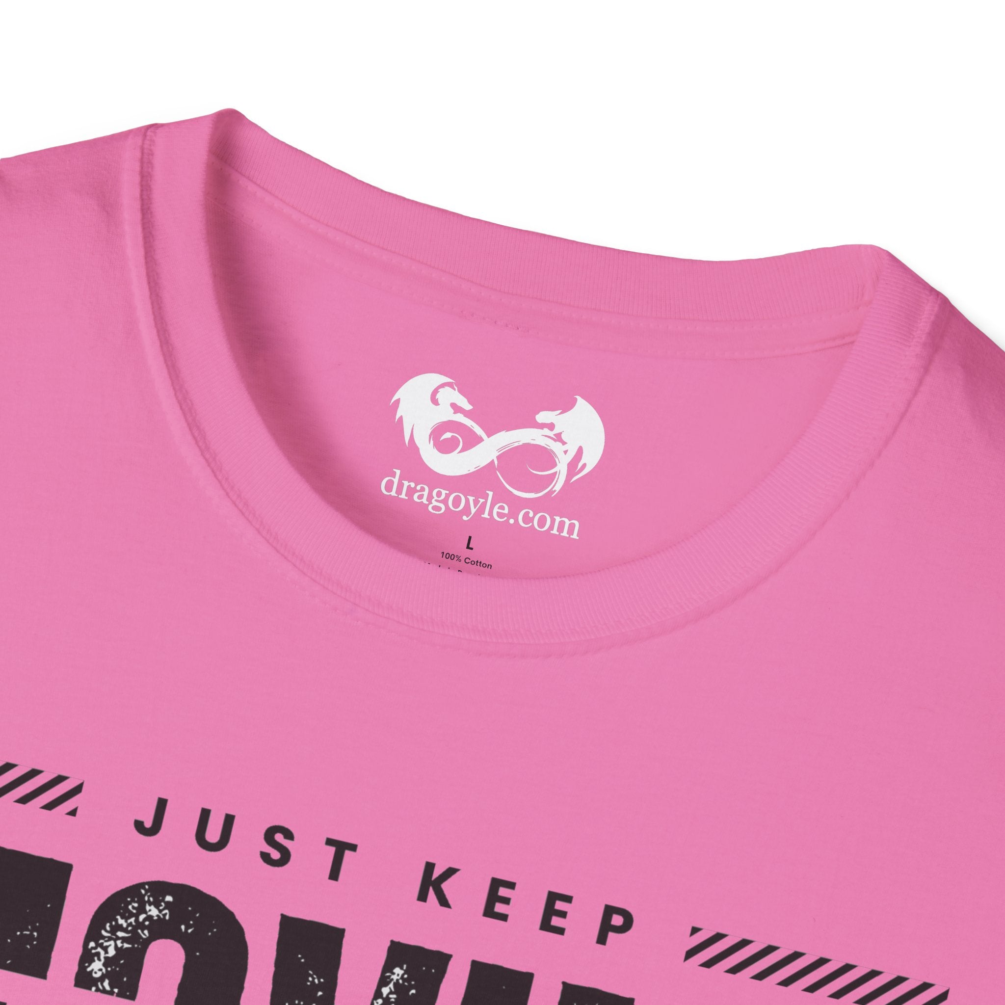 This unisex t-shirt is a canvas for self-expression, crafted for those who embrace resilience. With the phrase "Just Keep Moving Forward - Cancer Survivor" emblazoned across the chest, it celebrates strength and spirit.